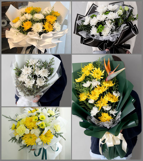 湖南株洲炎陵县策源乡白事花束代送